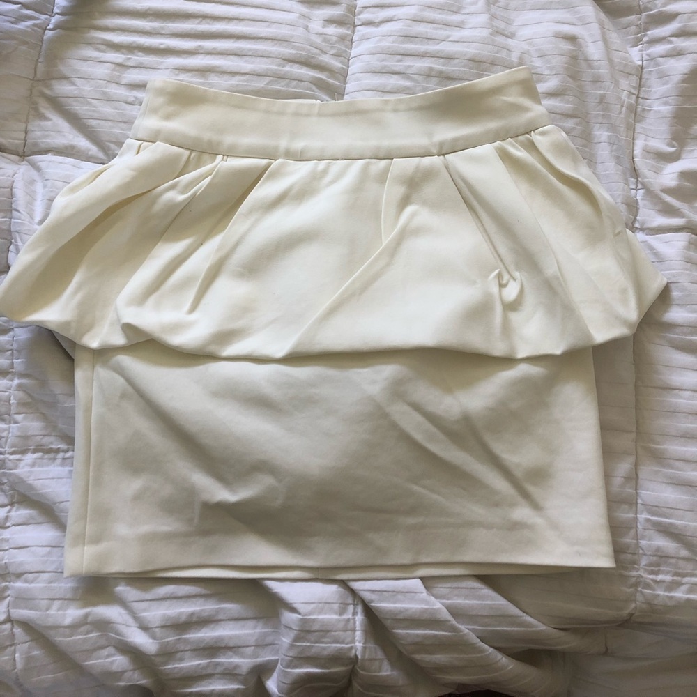 Zara peplum skirt